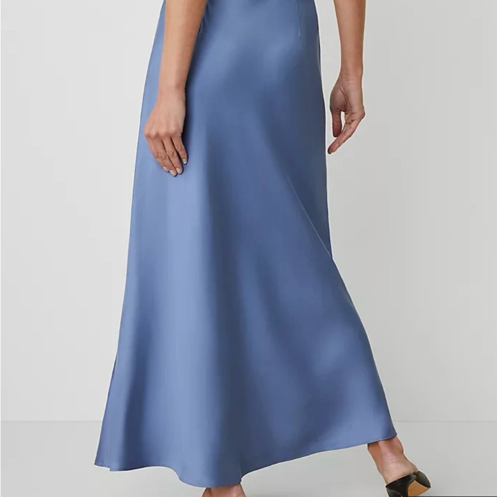Ann Taylor Soft Blue Maxi Skirt - Picture 3 of 7